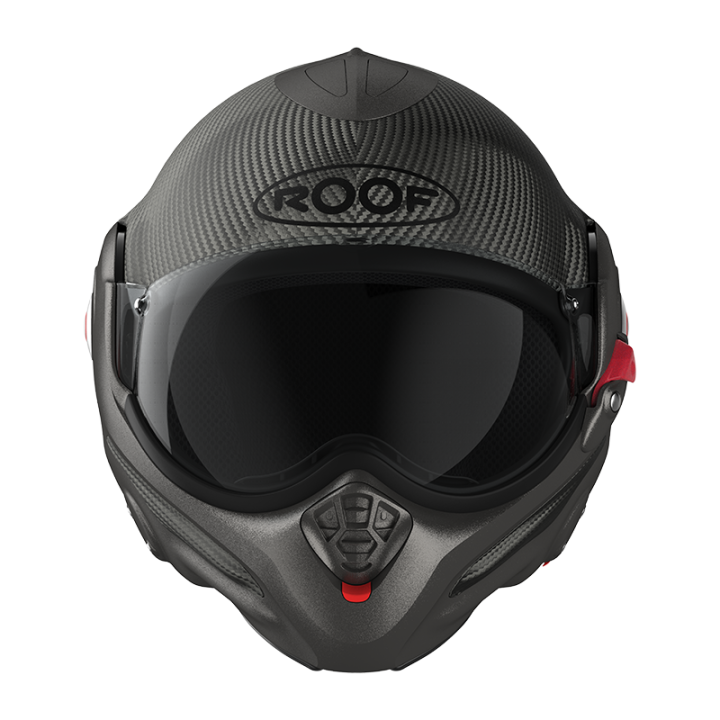versatile motorcycle helmet Roof DESMO 3 matt, chin bar flip-up at 180°