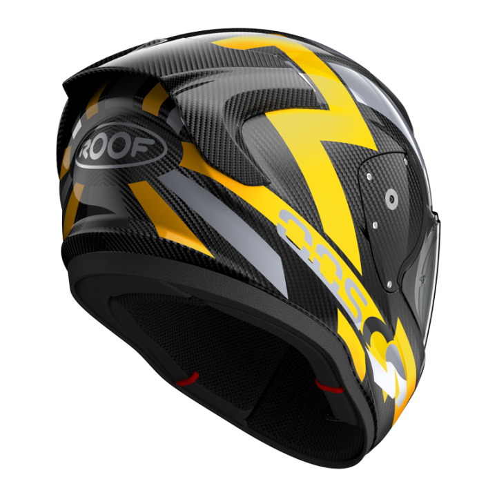 Casque moto intégral Roof RO200 S CARBON SUZUKA Jaune Metal E22-06