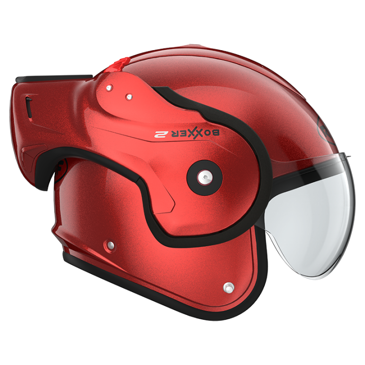 Casco moto modulare E22-06 Roof BOXXER 2 Rosso