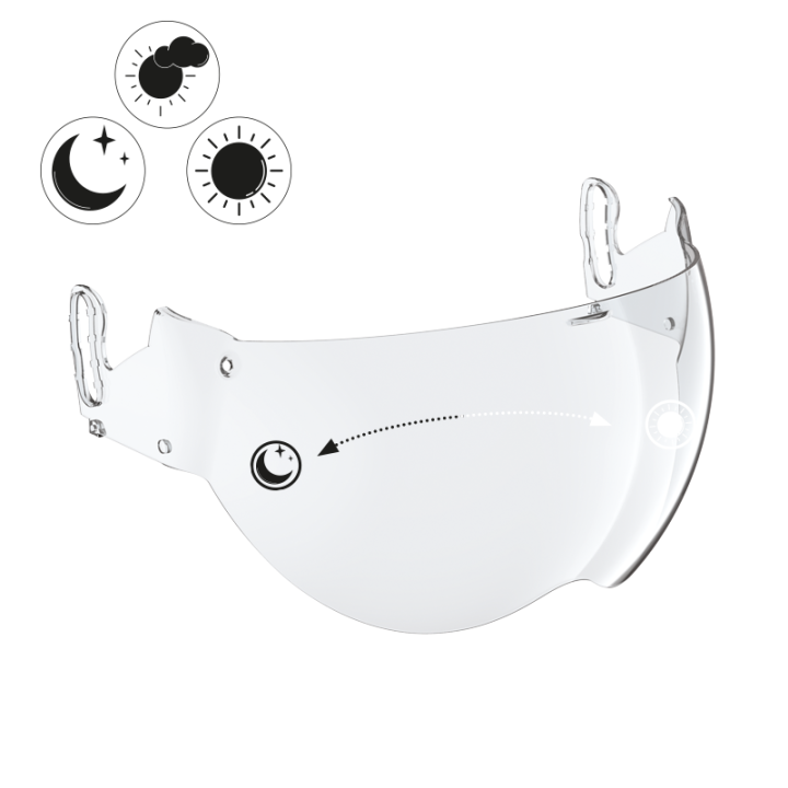 Kit visiera fotocromatica per Desmo 3 Carbon e Desmo RO31-RO32