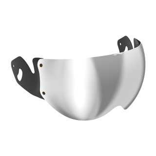 Screen helmet Roof Ro15 BAMBOO Iridium Silver