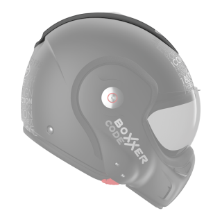 Presa d'aria sup ro9 BOXXER Nero opaco